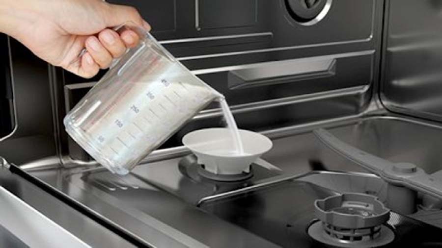 Hướng dẫn cách đổ muối vào máy rửa bát bosch