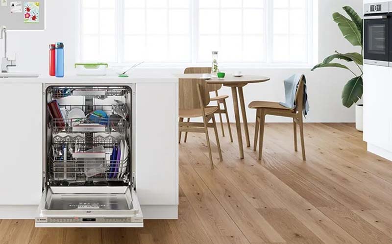 Cách lắp đặt máy rửa chén Bosch