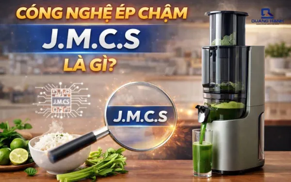 Công nghệ ép chậm J.M.C.S là gì? Những máy ép dùng công nghệ