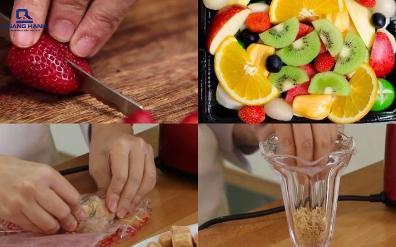Làm kem bằng máy ép chậm