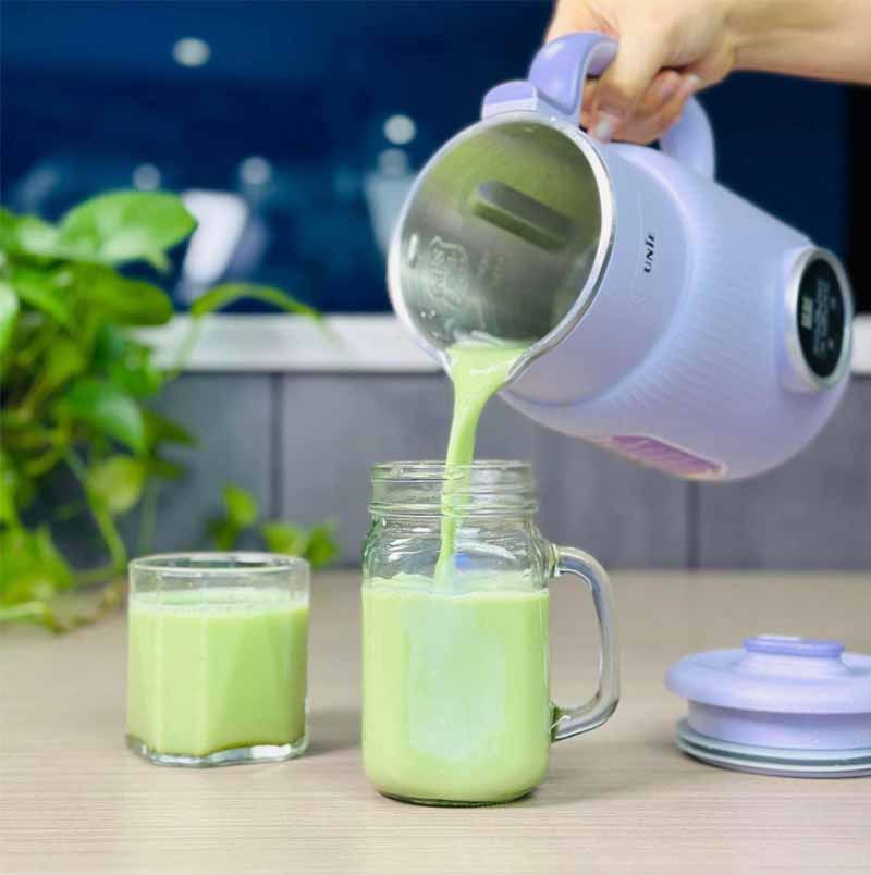 Cách làm sữa đậu nành matcha