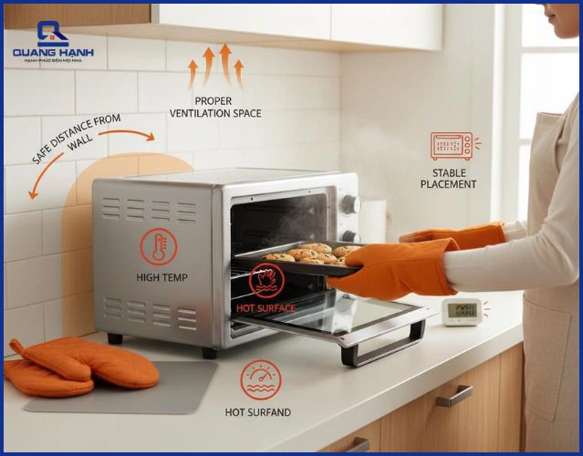 Cài đặt nhiệt độ và thời gian