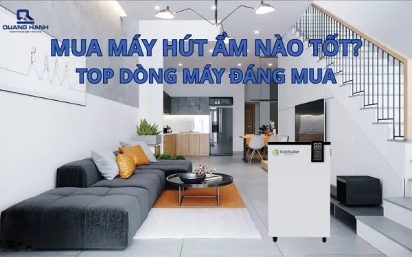 Máy hút ẩm nào tốt? Top máy dân dụng đáng mua cho gia đình
