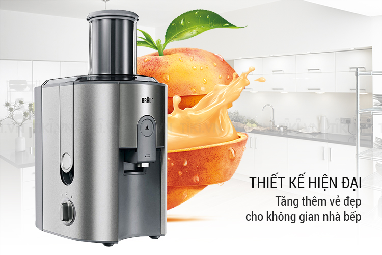 Máy ép trái cây Braun J700 thương hiệu Đức – Ép cực nhanh, cực nhuyễn!