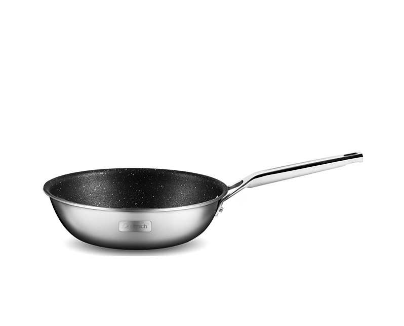 Chảo chống dính inox liền khối Elmich Trimax CZ EL-3836 size 24cm - toàn cảnh sản phẩm