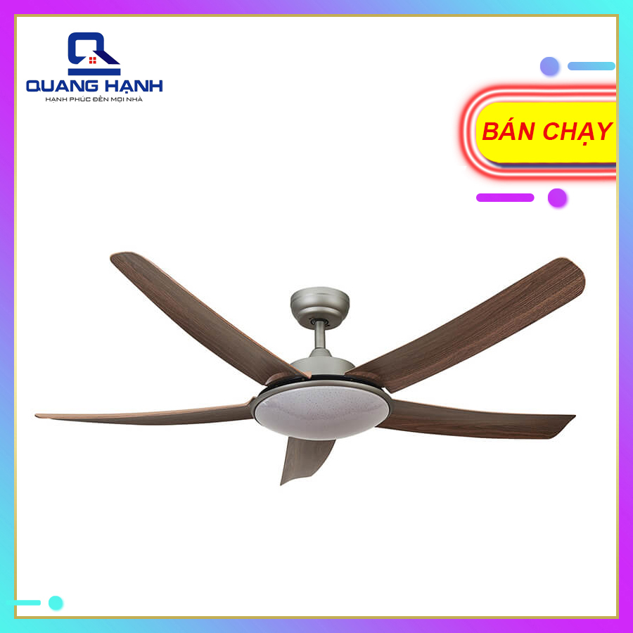 Quạt trần đèn hiện đại HL-FAN802 có điều khiển - toàn cảnh sản phẩm