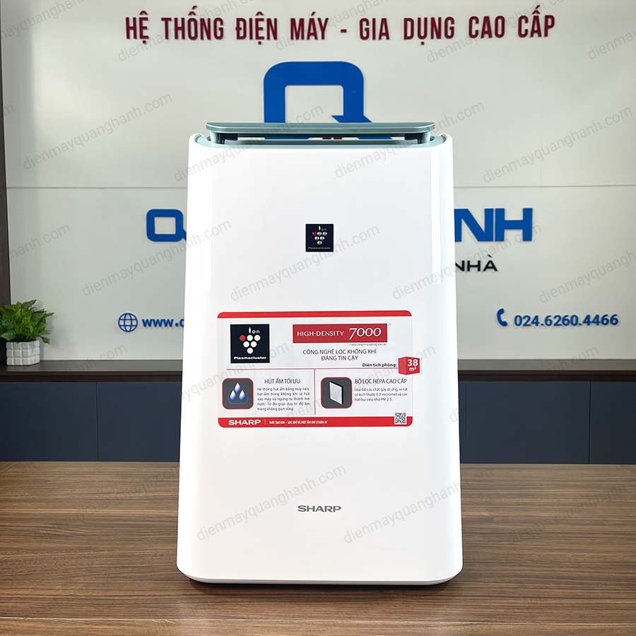 Ảnh thực tế Máy lọc không khí và hút ẩm Sharp DW-E16FA-W 16 lít/ngày