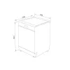 Máy rửa bát độc lập Malloca MDW14-S10TFT