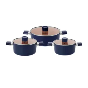 Bộ nồi chống dính Ceramic Elmich EL5240FD01 size 18,20,24cm