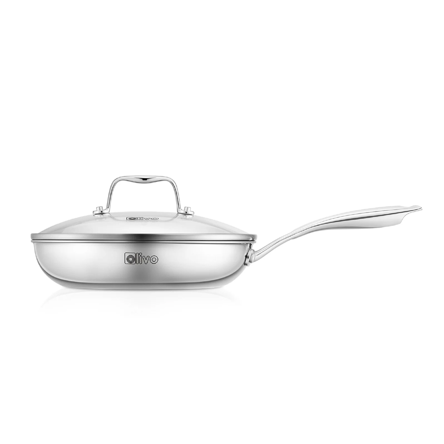 Chảo inox Olivo Steve X pro 24cm - toàn cảnh sản phẩm