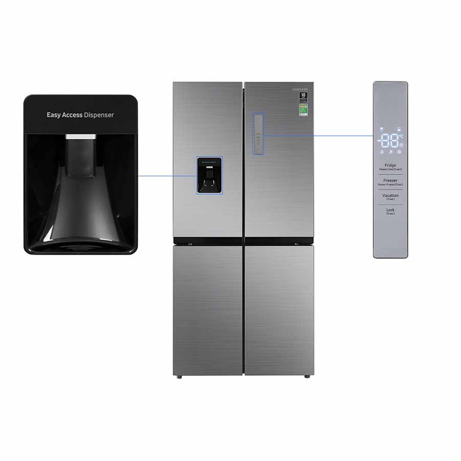Tủ lạnh Samsung Inverter 488 lít RF48A4010M9/SV