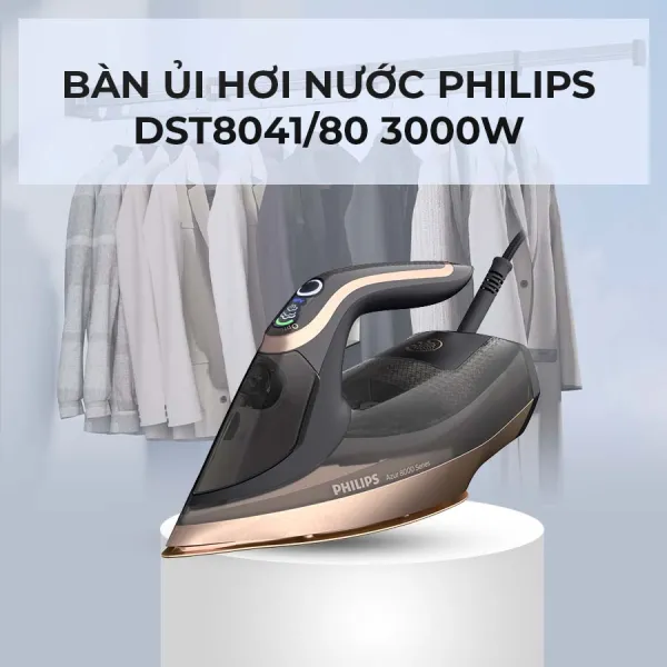 Bàn ủi hơi nước Philips DST8041/80 3000W