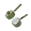 Bộ nồi chống dính Ceramic Elmich Olive EL5220OV04 quánh 16,nồi 20,24,chảo 26cm