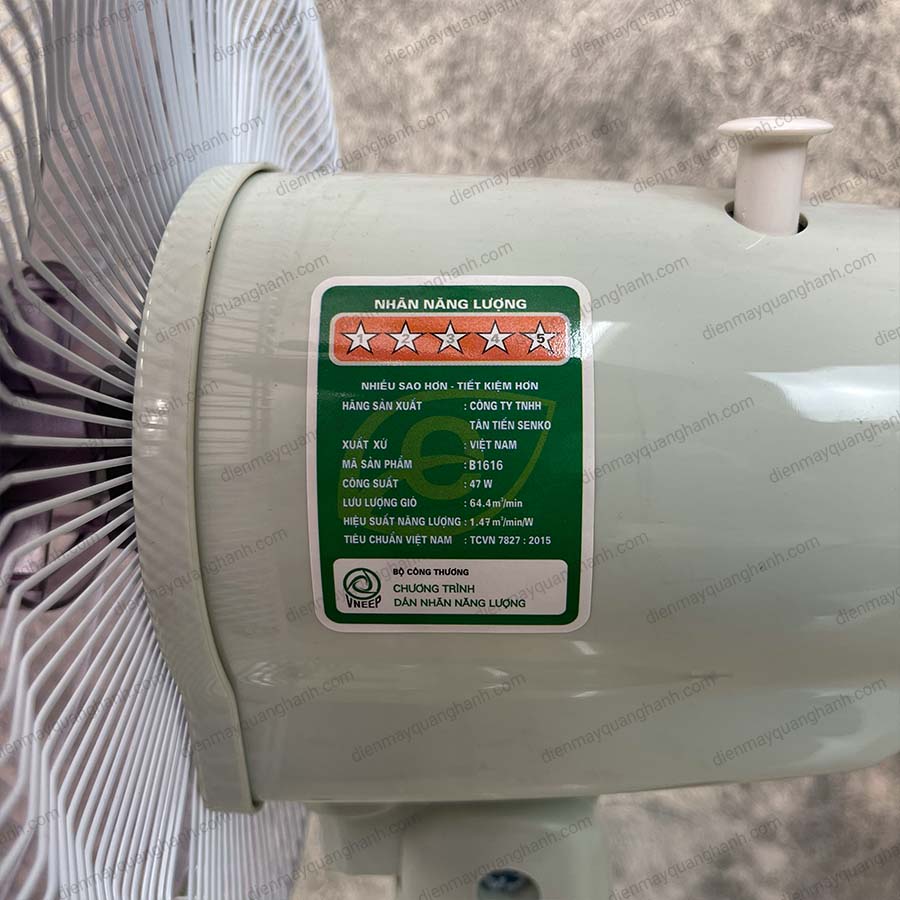 Ảnh thực tế Quạt bàn Senko B1616