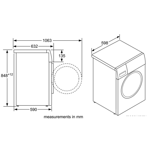 Máy giặt Bosch WAT286H8SG