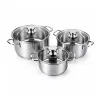 Bộ nồi 3 đáy Inox 430 Fivestar FSB3004