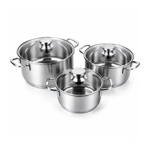 Bộ nồi 3 đáy Inox 430 Fivestar FSB3004