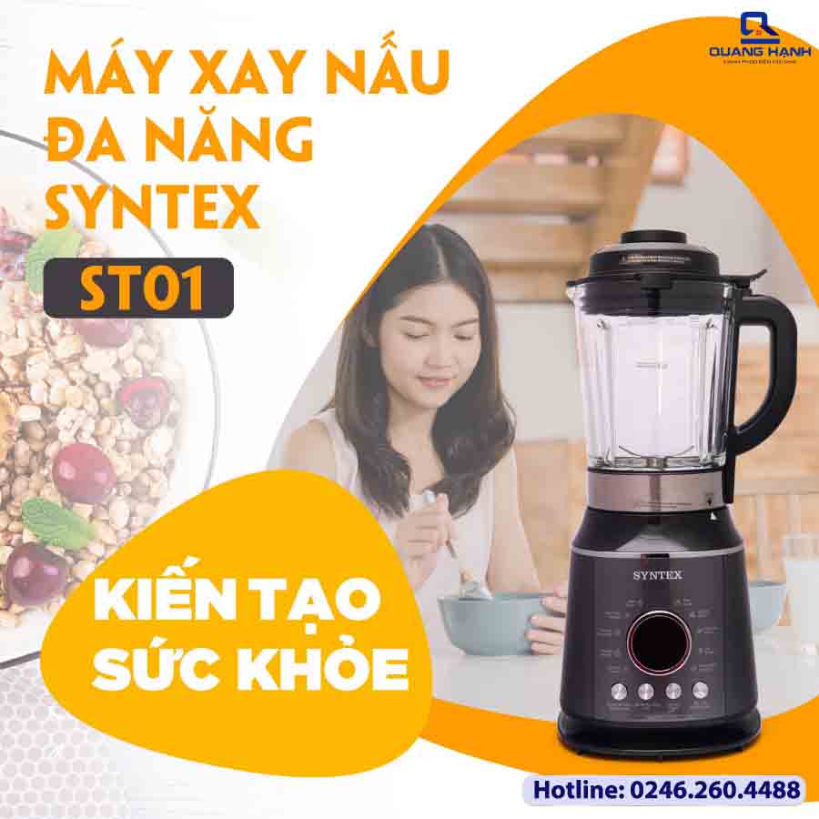 Máy xay nấu sữa hạt đa năng Syntex ST01