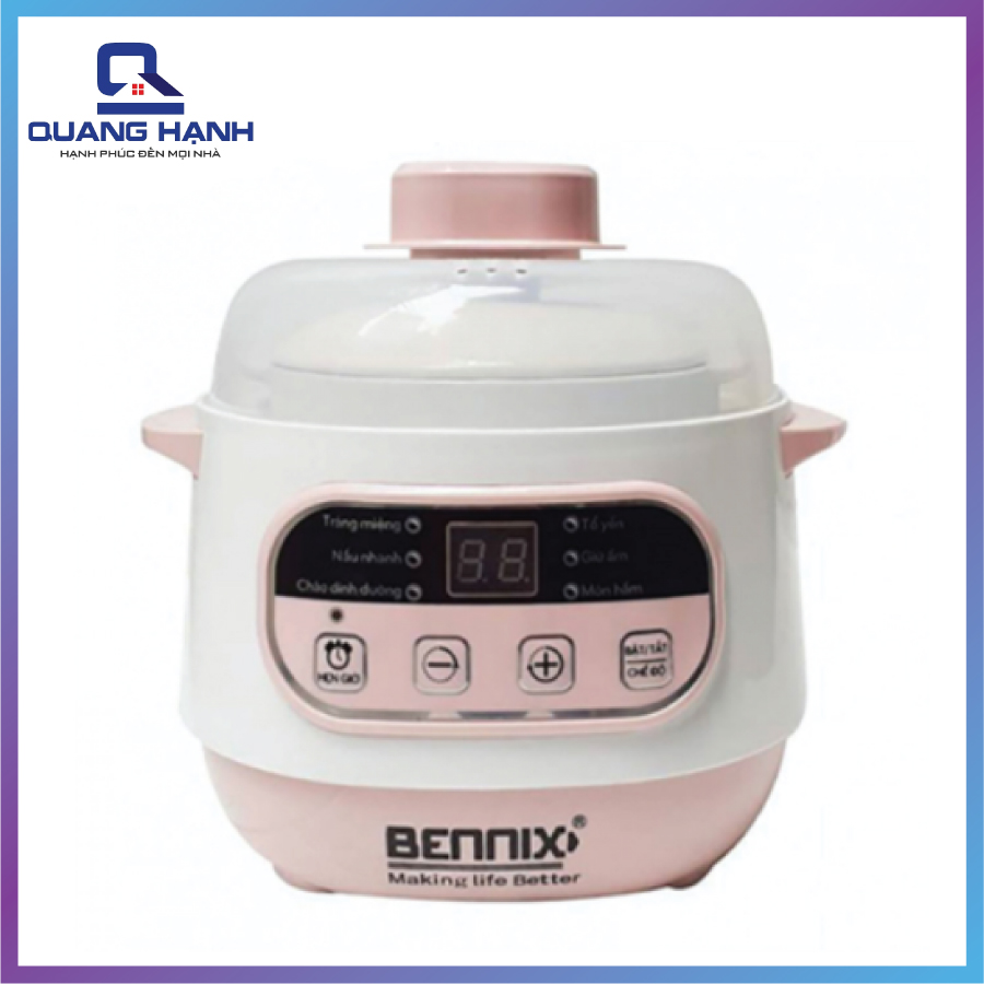 Nồi nấu cháo hầm cách thủy cho bé BENNIX bn-100a