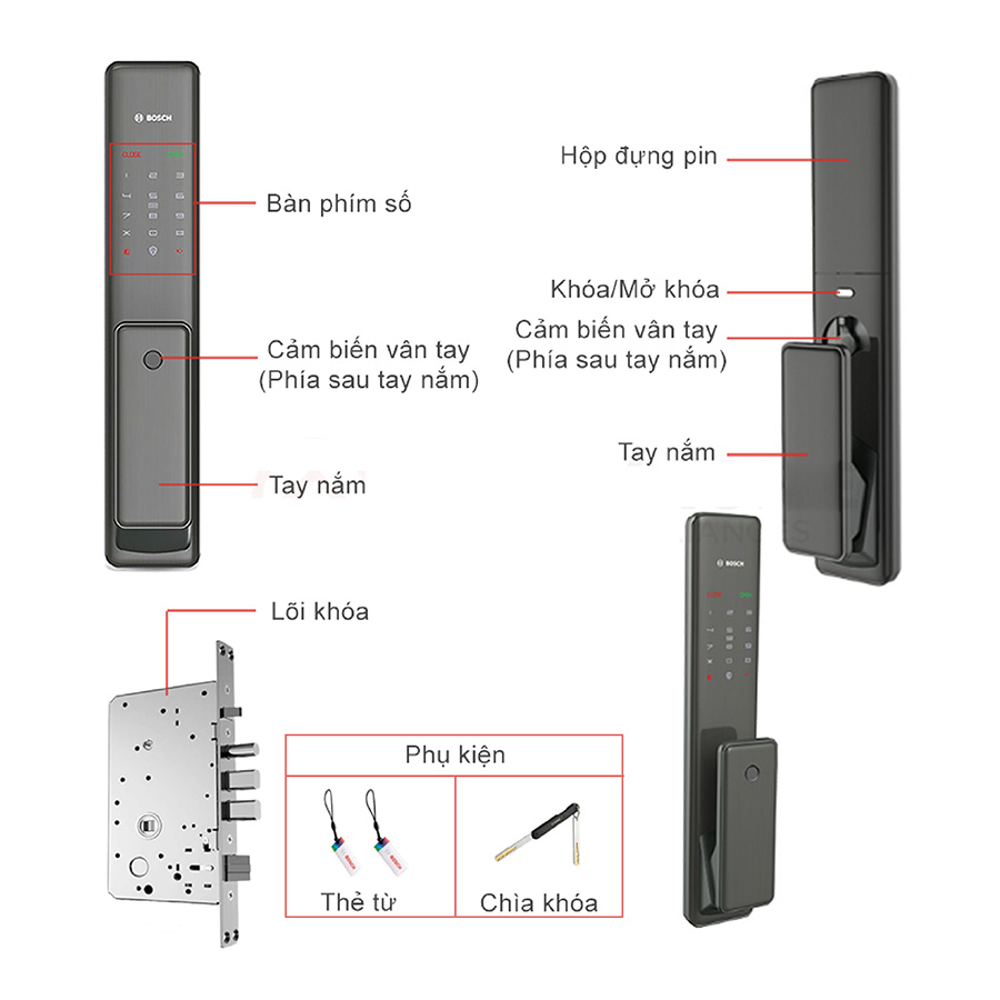 Khóa điện tử Bosch FU750