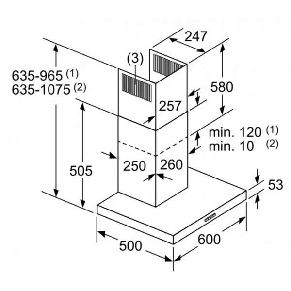 Máy Hút Mùi Bosch DWB97DM50B