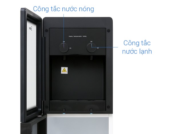 Cây nước nóng lạnh Midea YD1518S-X 498W, 2 vòi