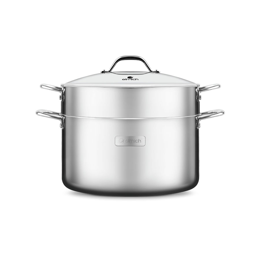 Nồi hấp đa năng Inox liền khối Elmich Trimax CZ EL3831 size 28cm - toàn cảnh sản phẩm