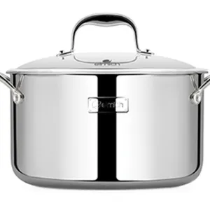Nồi Inox 3 lớp cao cấp đáy liền Elmich Tri-max XS EL-3750 size 28cm