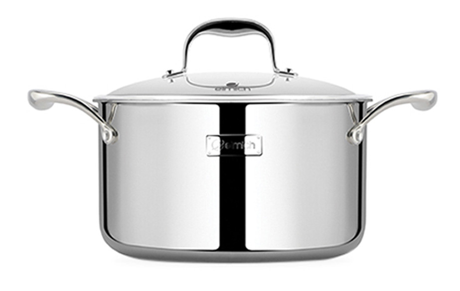 Nồi Inox 3 lớp cao cấp đáy liền Elmich Tri-max XS EL-3750 size 28cm - toàn cảnh sản phẩm