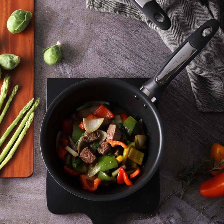 Chảo Inox chống dính Fivestar FPC20003 2 đáy 20cm
