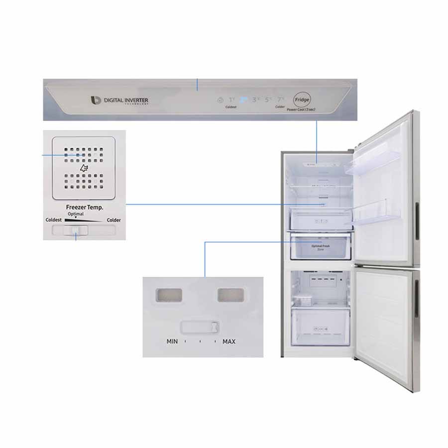 Tủ lạnh Samsung Inverter 280 lít RB27N4010S8/SV