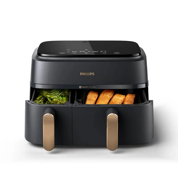 Nồi chiên không dầu 2 ngăn Philips 9 lít NA352/00