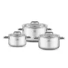 Bộ nồi inox liền khối Elmich Trimax ECO EL-8000 size 16, 18, 22cm