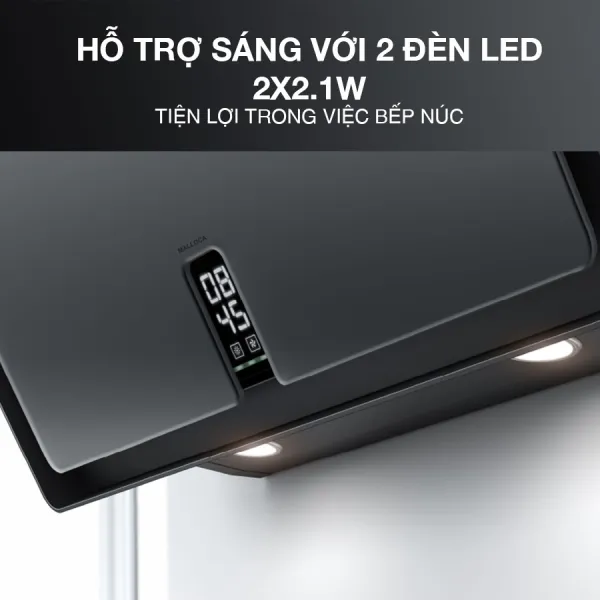 Máy hút khói khử mùi – áp tường TIME K-153MB