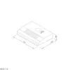 Máy hút mùi áp tường Malloca H342.7 TC