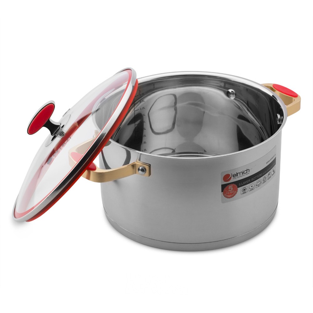 Nồi inox Emich 304 red velvet 22cm