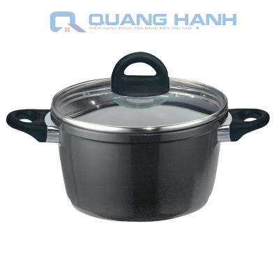 Nồi từ Aluminium ELO Black Vision 16cm tráng men chống dính
