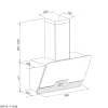Máy hút mùi áp tường Malloca Drive F-152B