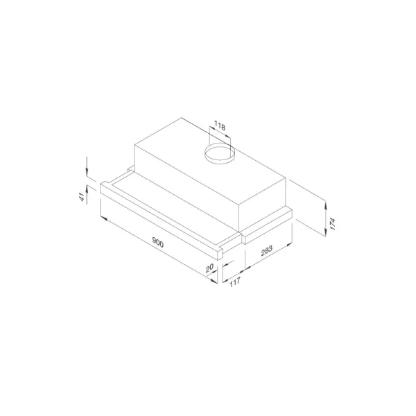 Máy Hút Mùi Âm Tủ Malloca K1509