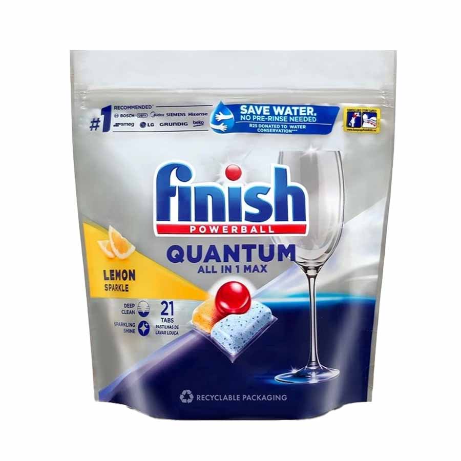 Viên rửa bát Finish Quantum All in 1 – Túi 21 viên