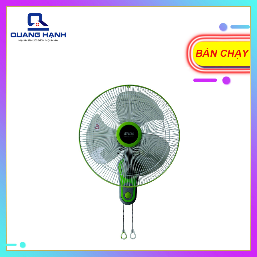 Quạt treo tường Elefan thân nhựa cánh 40cm T4003 - toàn cảnh sản phẩm