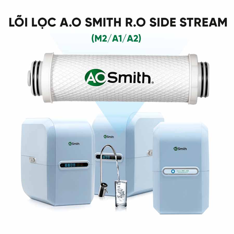 Lõi lọc A.O Smith RO – Side Stream (A1/A2/M2)