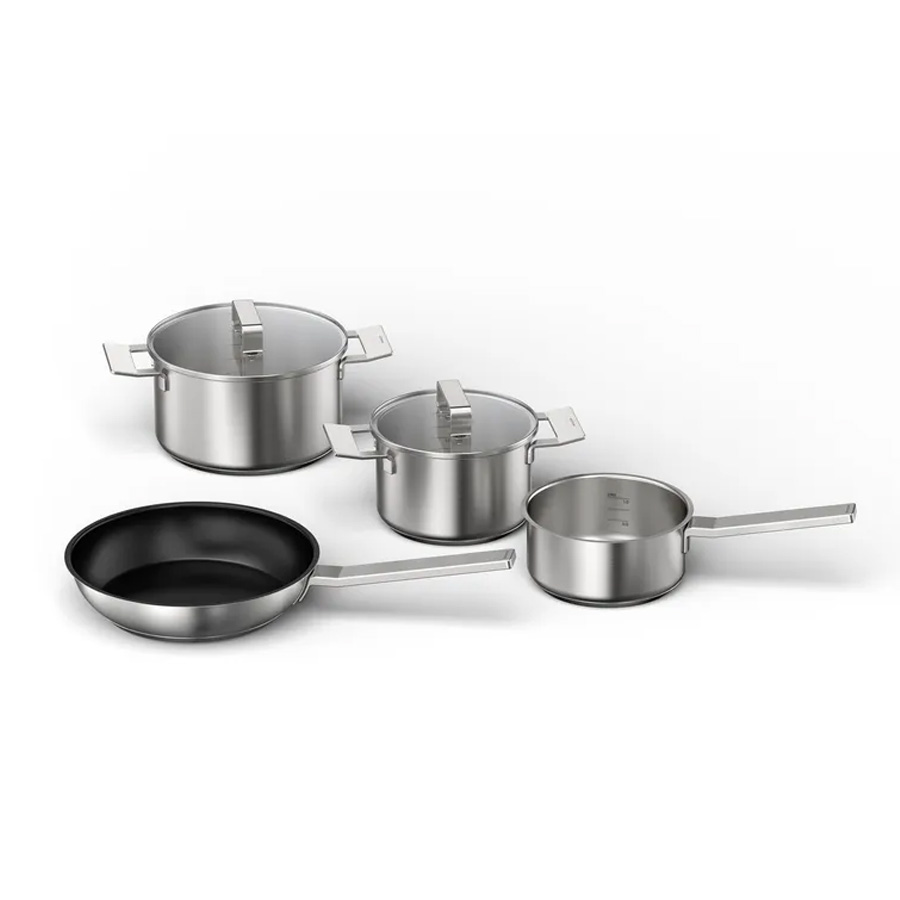 Bộ nồi 4 món Bosch HEZ9SE040 (2 nồi, 1 chảo, 1 quánh)