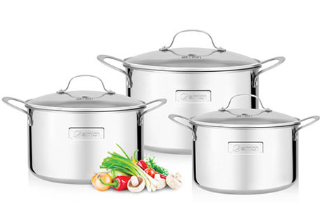 Bộ nồi inox từ Elmich 2353741 - toàn cảnh sản phẩm