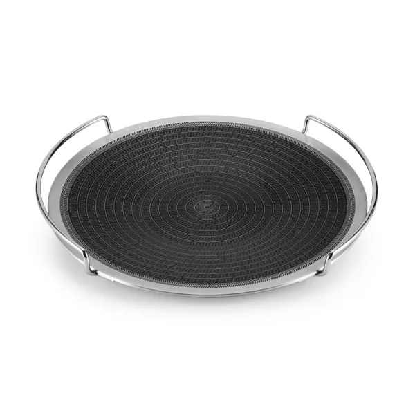 Chảo nướng inox Fivestar 3 lớp chống dính Caro lưới 34cm FPCN34001