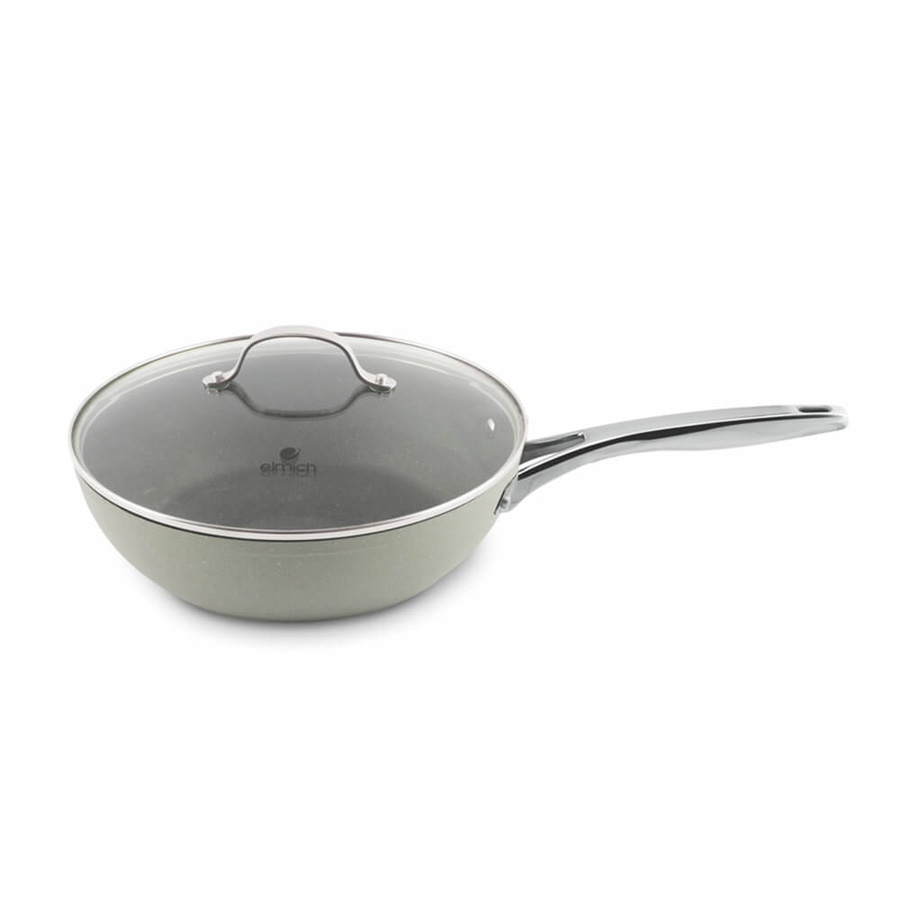 Chảo xào chống dính Elmich fusion EL-3969 size 28cm - toàn cảnh sản phẩm