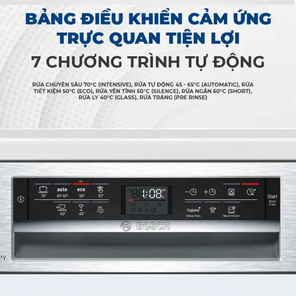 Máy rửa bát Bosch SMI67MS01E