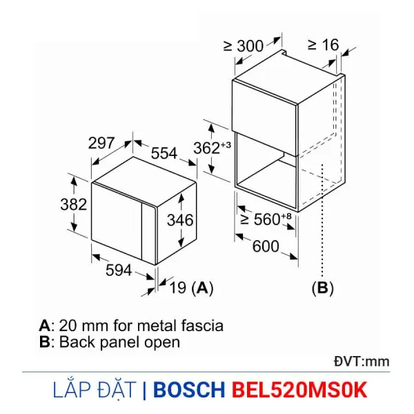 Lò vi sóng Bosch BEL520MS0K