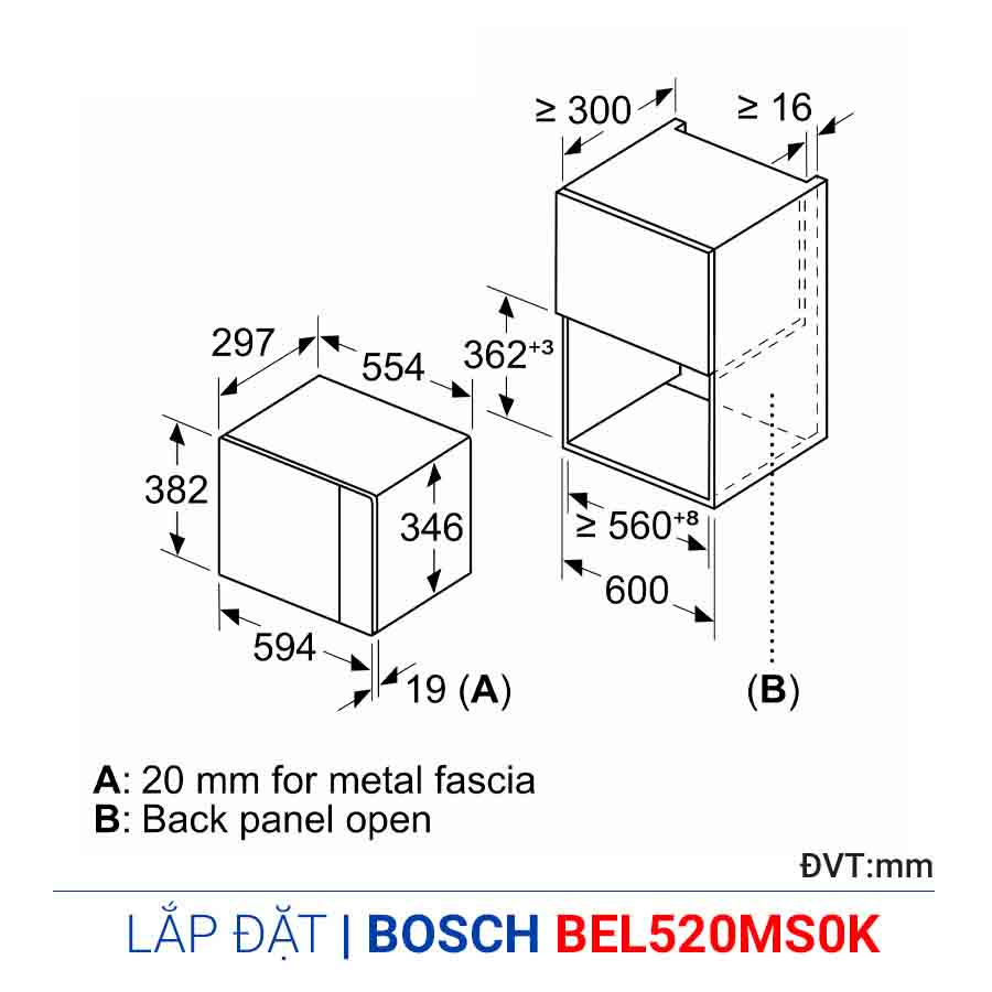 Lò vi sóng Bosch BEL520MS0K