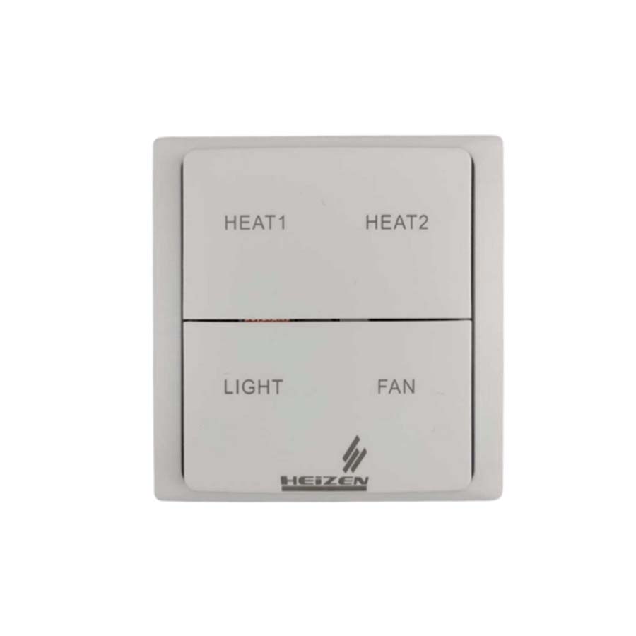 Đèn sưởi nhà tắm Heizen HE4BR 4 bóng âm trần có điều khiển